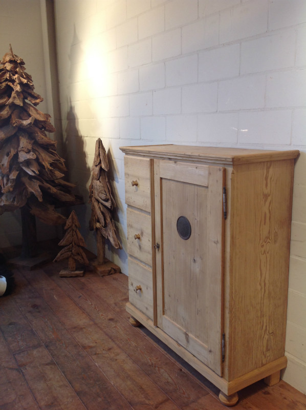 laag Niet ingewikkeld kopen spekkast 3 x la - antiek grenen meubels - Pine and Classics